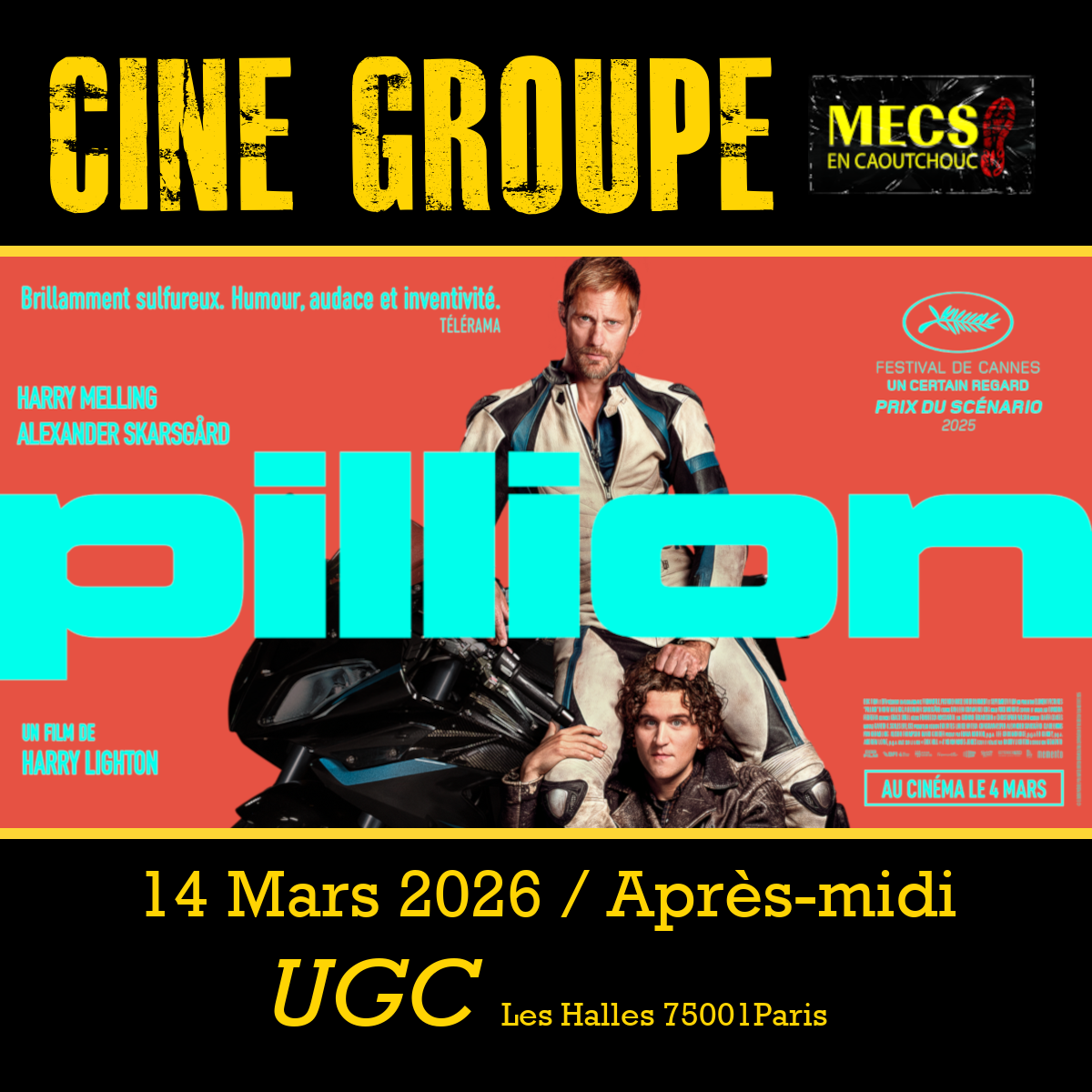 Ciné Groupé "Pillion"